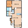 ドリームB 1LDKの間取り