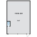 山出貸倉庫の間取図