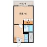 エクセディア3 1Kの間取り