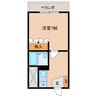 エクセディア3 1Kの間取り