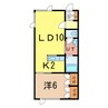 LifeこあEast 1LDKの間取り