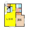 グランピア３・３ｋａｇｕｒａ 1LDKの間取り