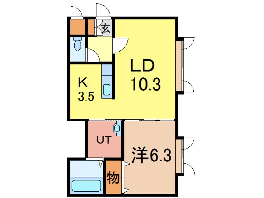間取図 ニューエスパニア10（7-2）