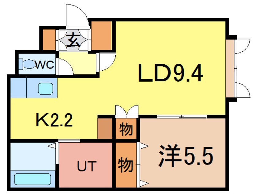 間取図 イースエピカＡ