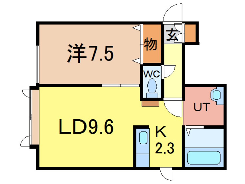 間取図 オーロラⅠ