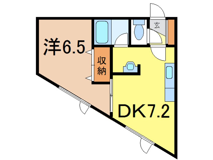 間取図 ノースウイング21