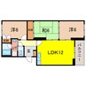 東光8.4プラザ 3LDKの間取り