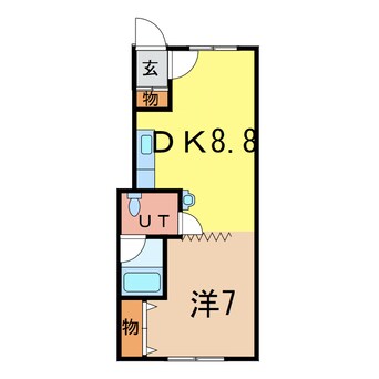 間取図 医大前スカイハイツB