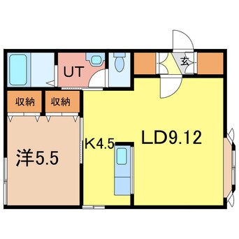 間取図 ティアラⅠ