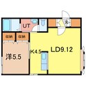 ティアラⅠの間取図