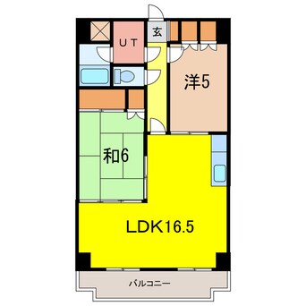 間取図 スケア509酒井ビル