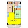 スケア509酒井ビル 2LDKの間取り