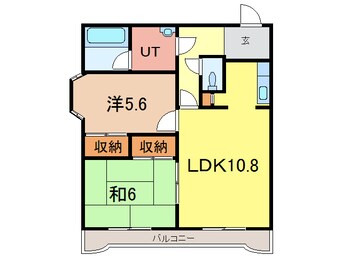 間取図 ダイアナ常盤ヒルズ