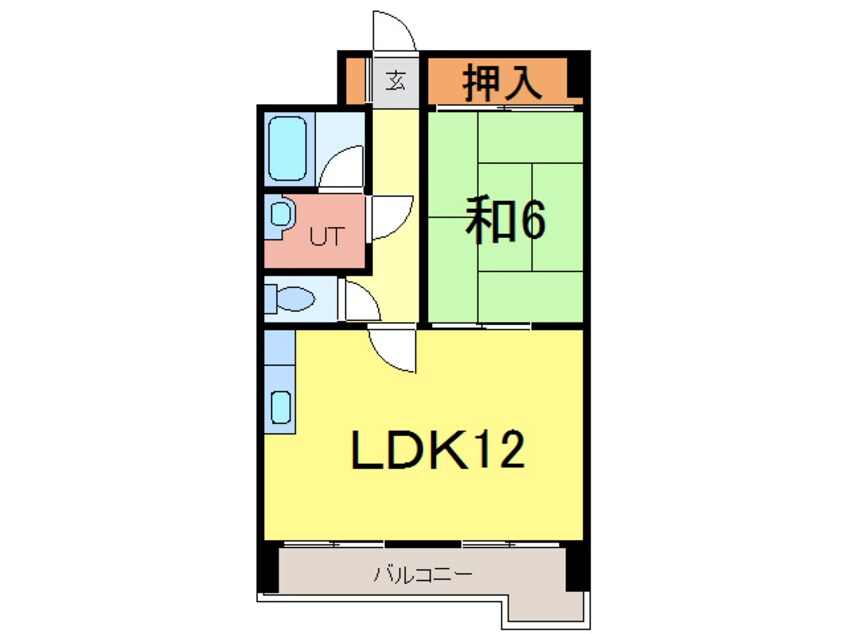 間取図 ダイアナ常盤ヒルズ