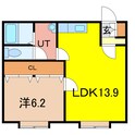 EAST HILL Ⅲの間取図