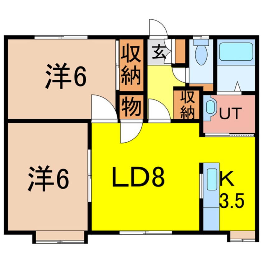 間取図 MSクレーン