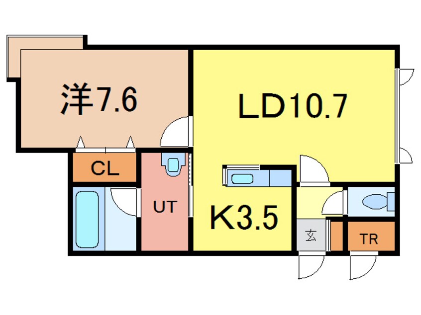 間取図 ルアンＡ