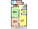 ノルテ1条通の間取図