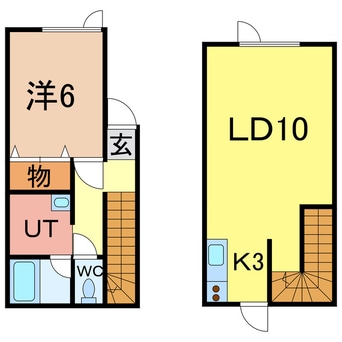 間取図 MAISONETTE　恵