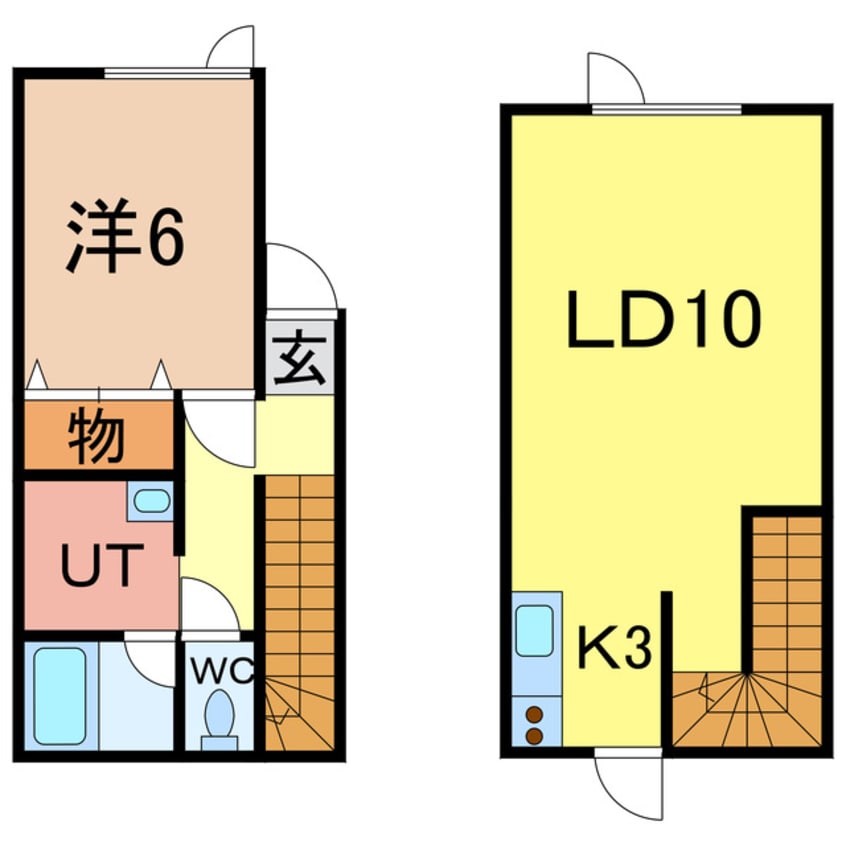 間取図 MAISONETTE　恵