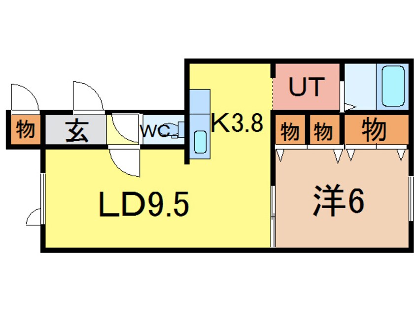 間取図 Ｍａｒｅ（マーレ）