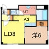 Ｄｉｏ2・9 1LDKの間取り