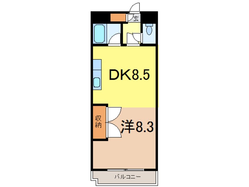 間取図 ラメール旭川