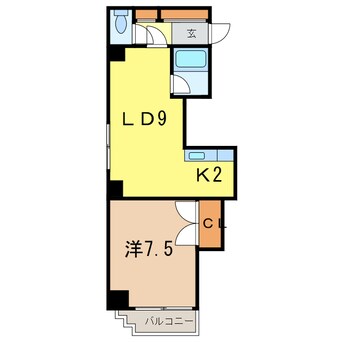 間取図 ラメール旭川