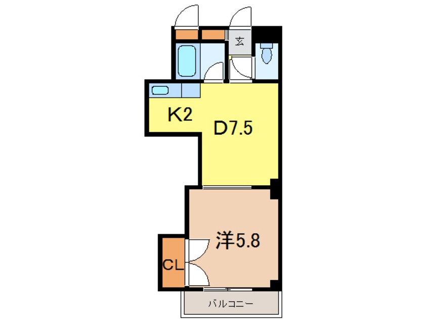 間取図 ラメール旭川