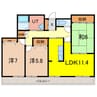 トーアパレス豊岡 3LDKの間取り