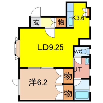 間取図 カサブランカⅢ