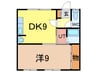 タウンズ211 1DKの間取り
