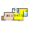 フェリス 1DKの間取り