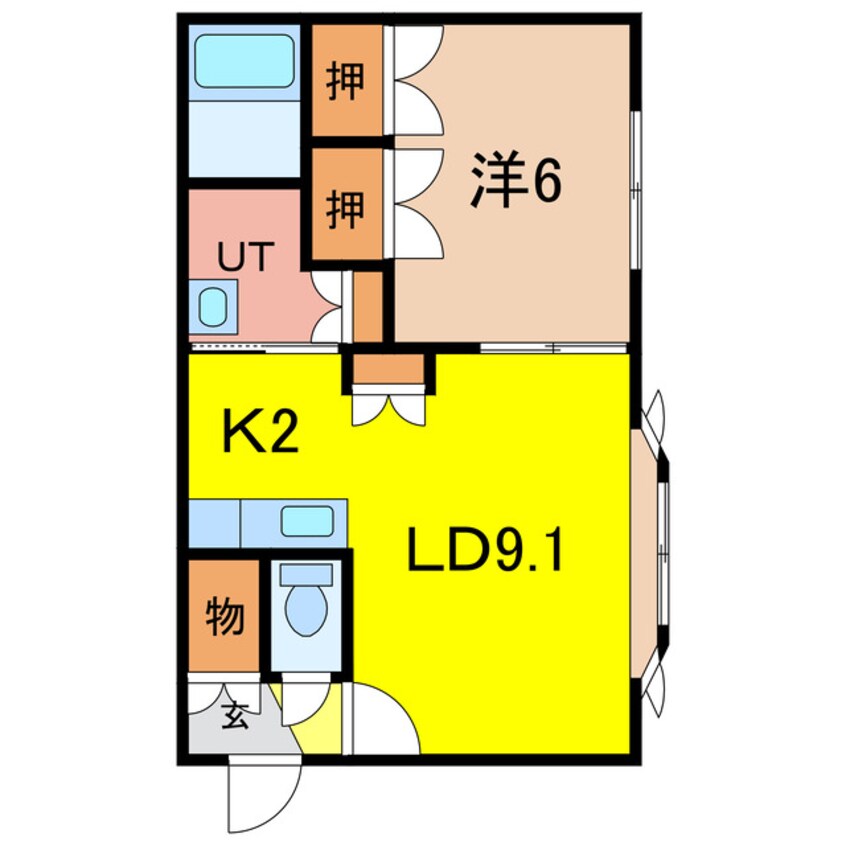 間取図 シント永山