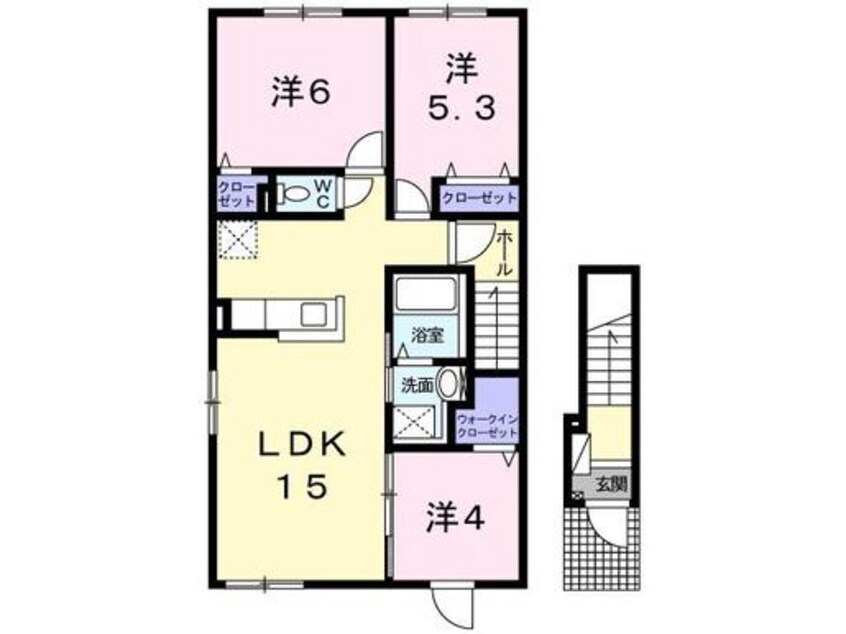 間取図 アニメート旭橋