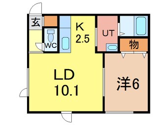 間取図 セジュール9・9