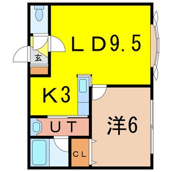 間取図 シンフォニー永山A