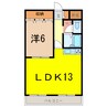セクション１０３ 1LDKの間取り