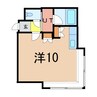 コットンハウス11 1Rの間取り