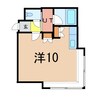 ホワイトグレース 1Rの間取り