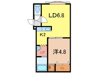 間取図 ノヴェル４・１　B