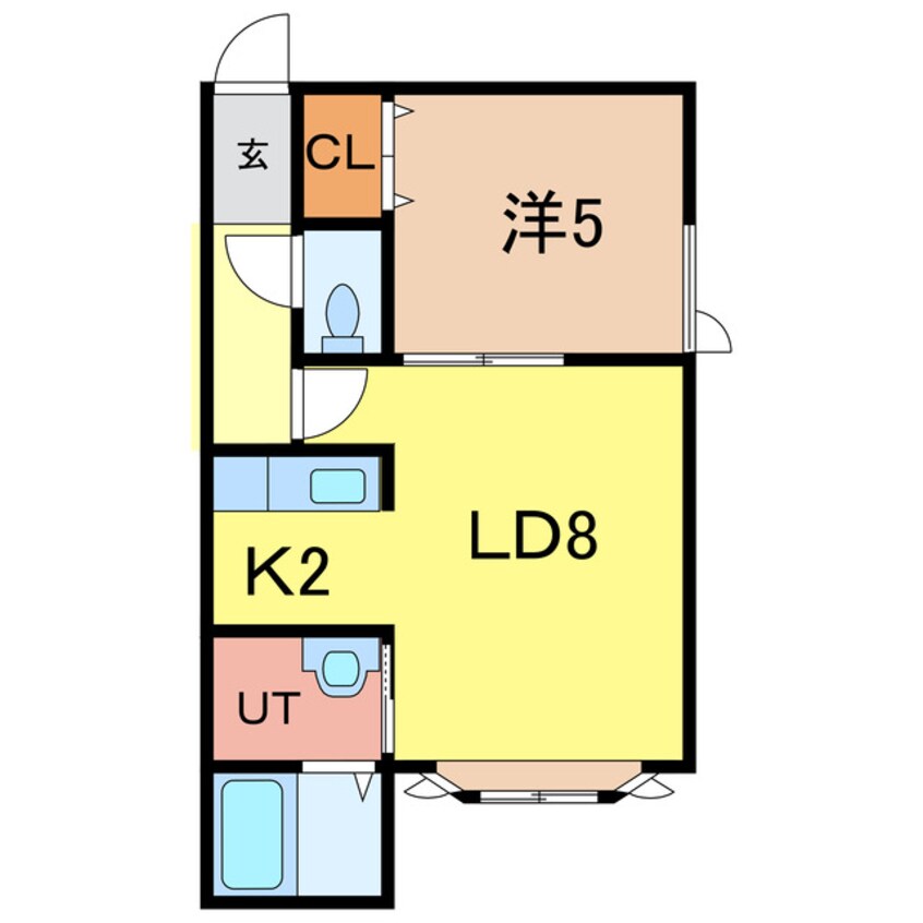 間取図 ノヴェル４・１　B