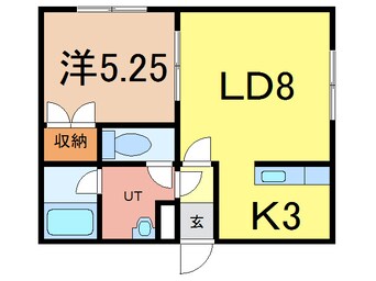 間取図 ABEハイツ