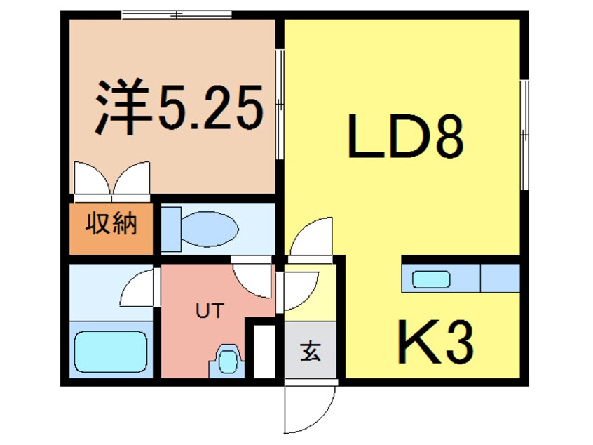 間取図 ABEハイツ