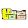 旭川グランドハイツ 3LDKの間取り