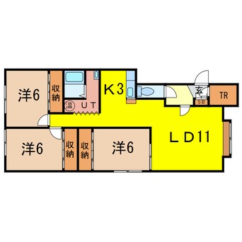 間取図 ハーモニーＣ棟