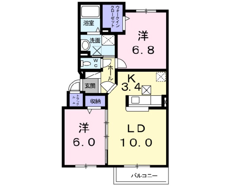 間取図 ラフィナートⅡ