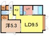 ペコラ 1LDKの間取り