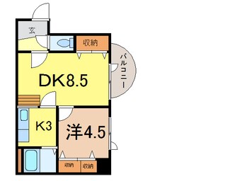 間取図 ダイメックス旭川4条ビル