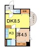 ダイメックス旭川4条ビル 1LDKの間取り